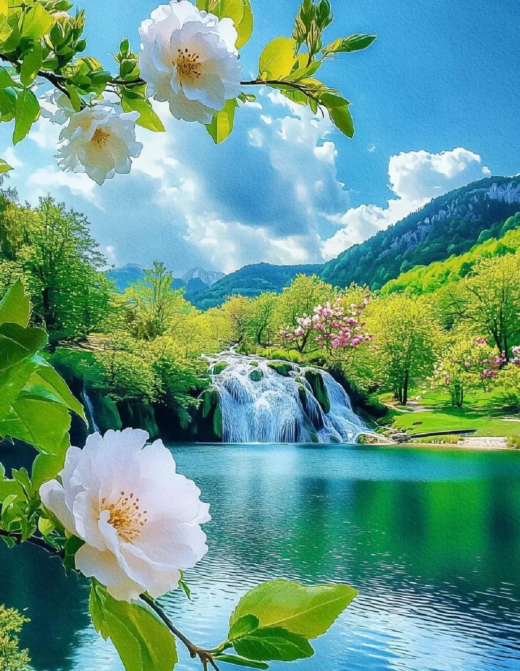 目光所及,皆是美好 走进自然,微风轻拂,花香四溢,心灵在这美妙世界中