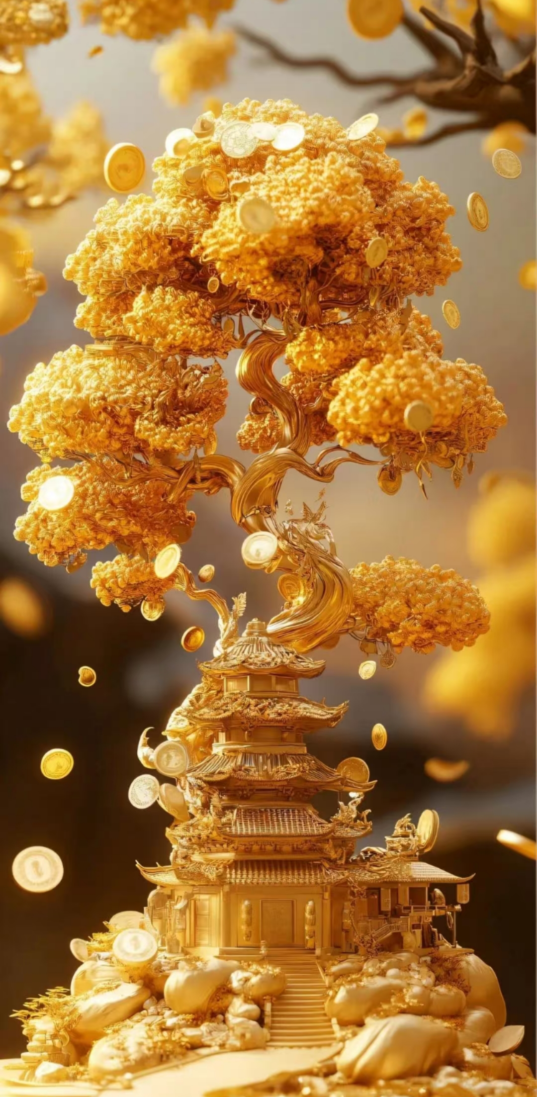 嘿嘿…摇钱树,那是财富的梦幻化身,承载着人们对富足生活的渴望,它的