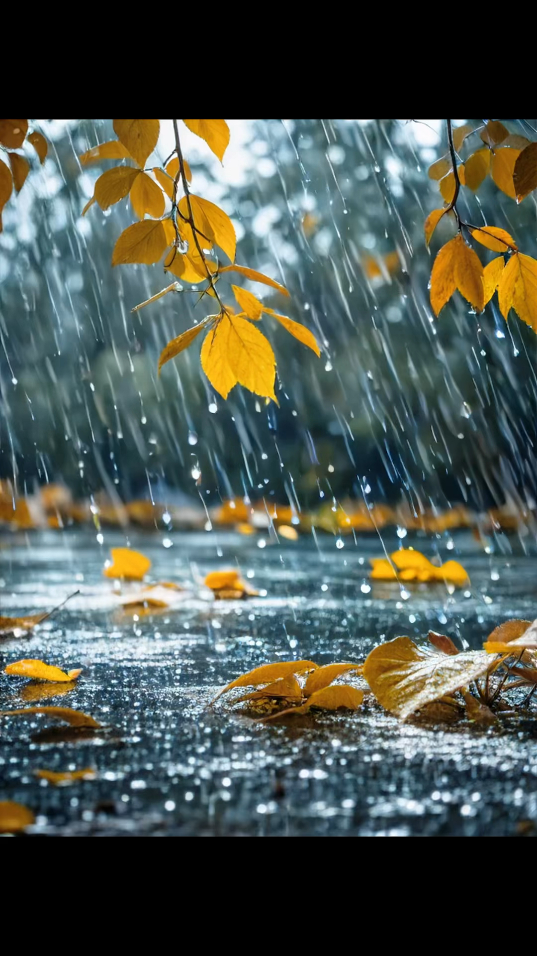 秋雨不问梧桐意,孰冷孰热自知