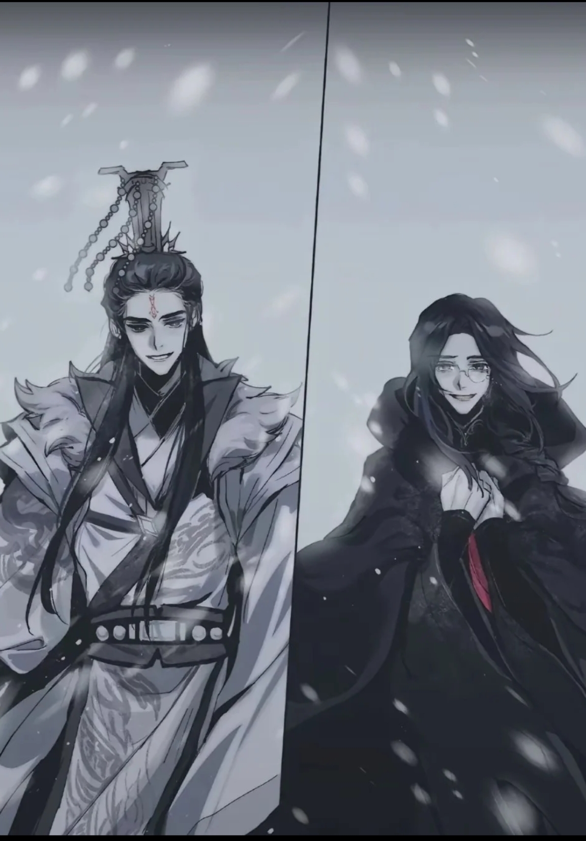 二刷天官赐福居然嗑起来了君吾和梅念卿 #天官赐福# 第一遍看的时候没