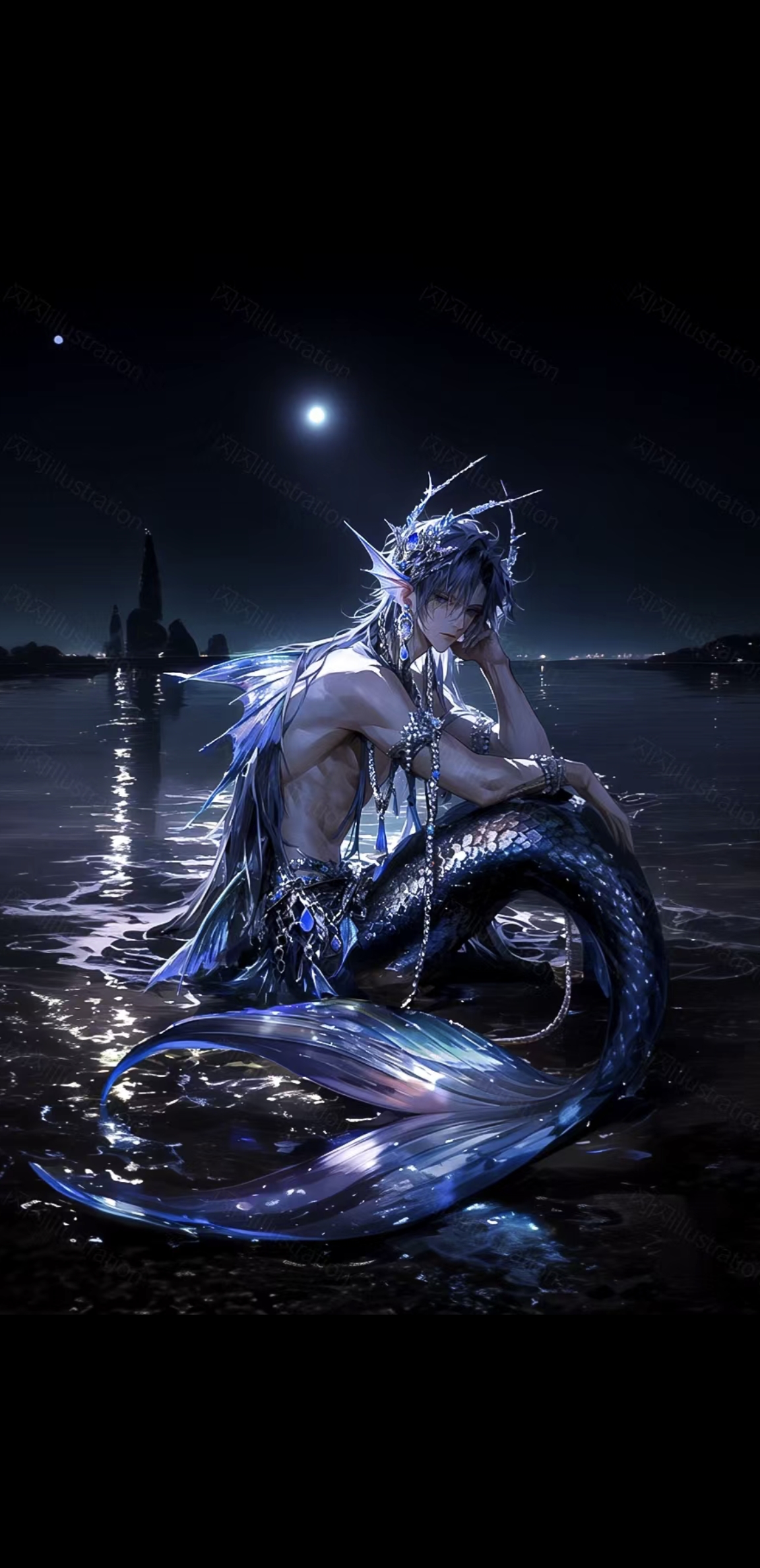 他的歌声,是深海中最 塞壬塞壬王塞壬海妖海妖塞壬海王塞壬图片塞壬