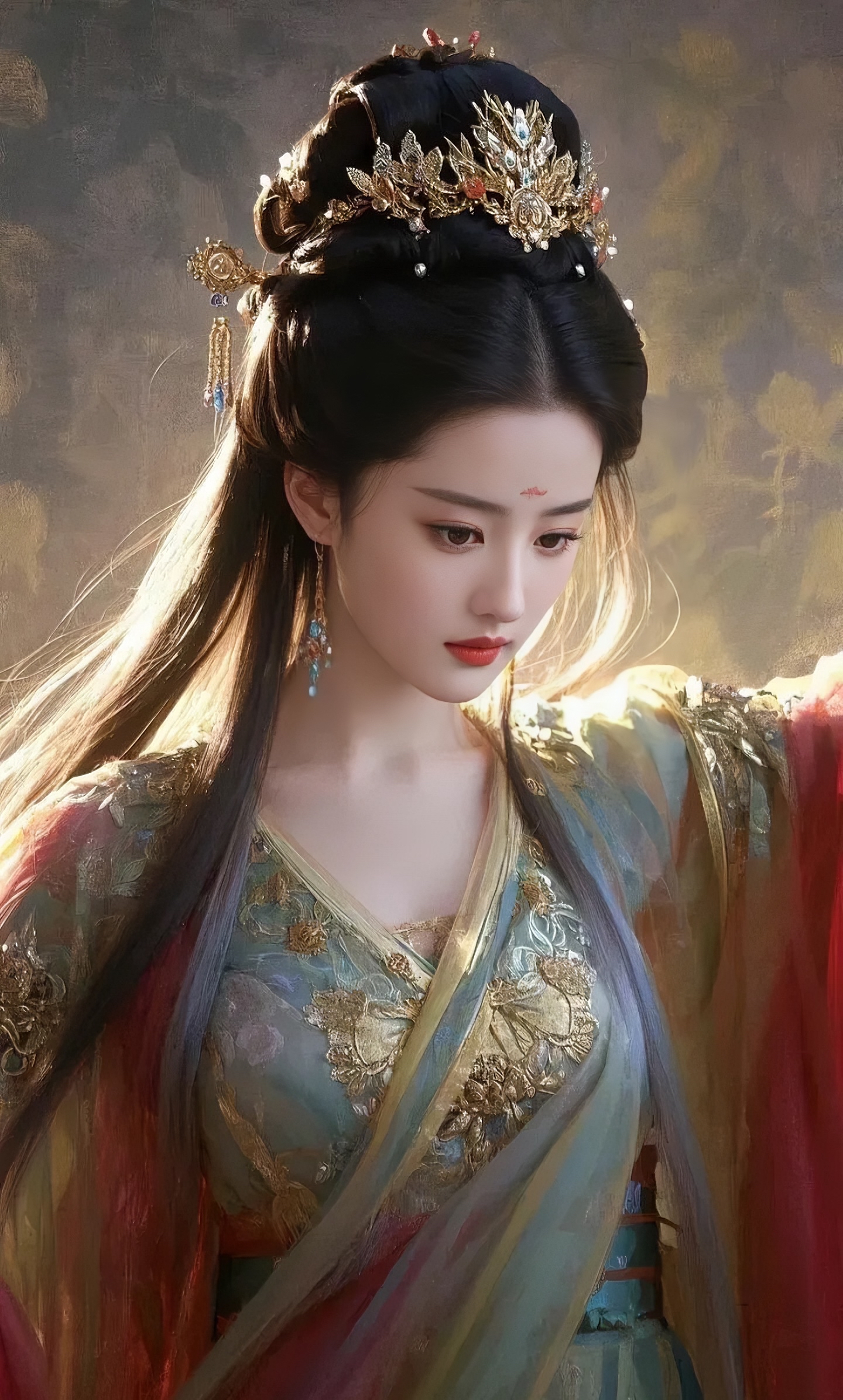 那个词是——刘亦菲#年轻时极为貌美的女明星# #你心中的古装女神