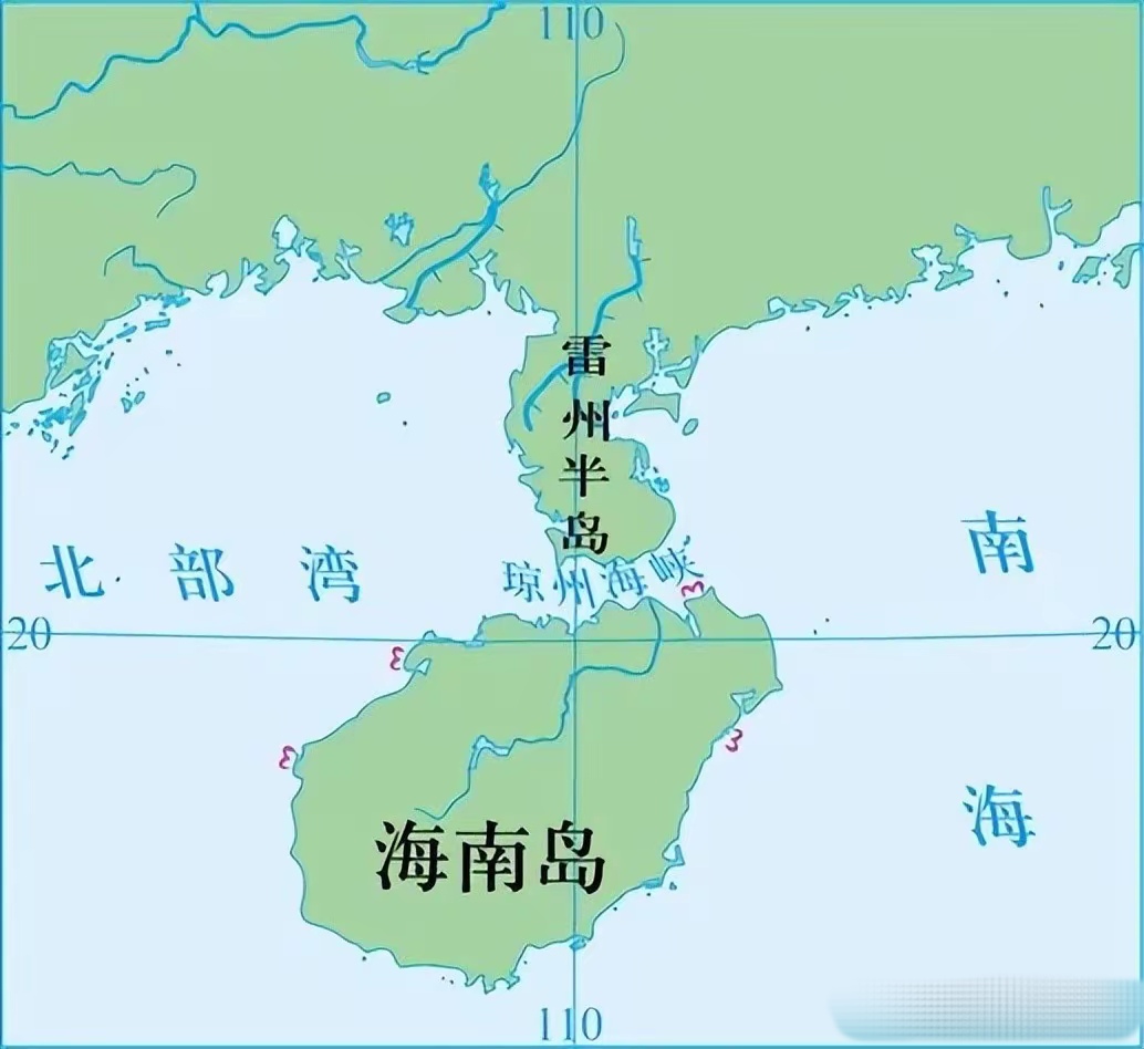 熟悉地理的人都知道,广东和海南隔海相望,琼州海峡把这两个省份彻底
