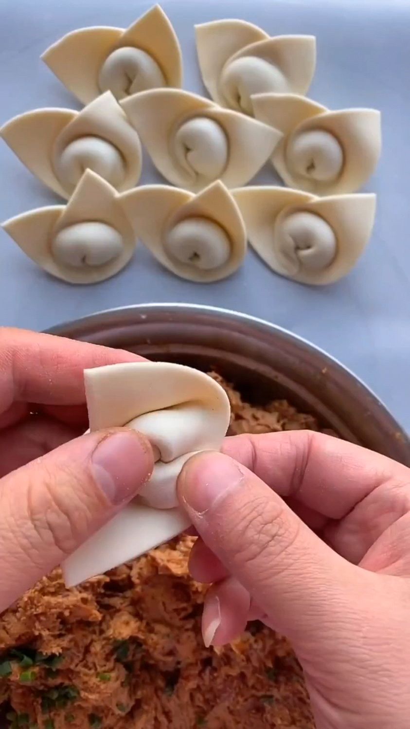 抄手包法,简单易学