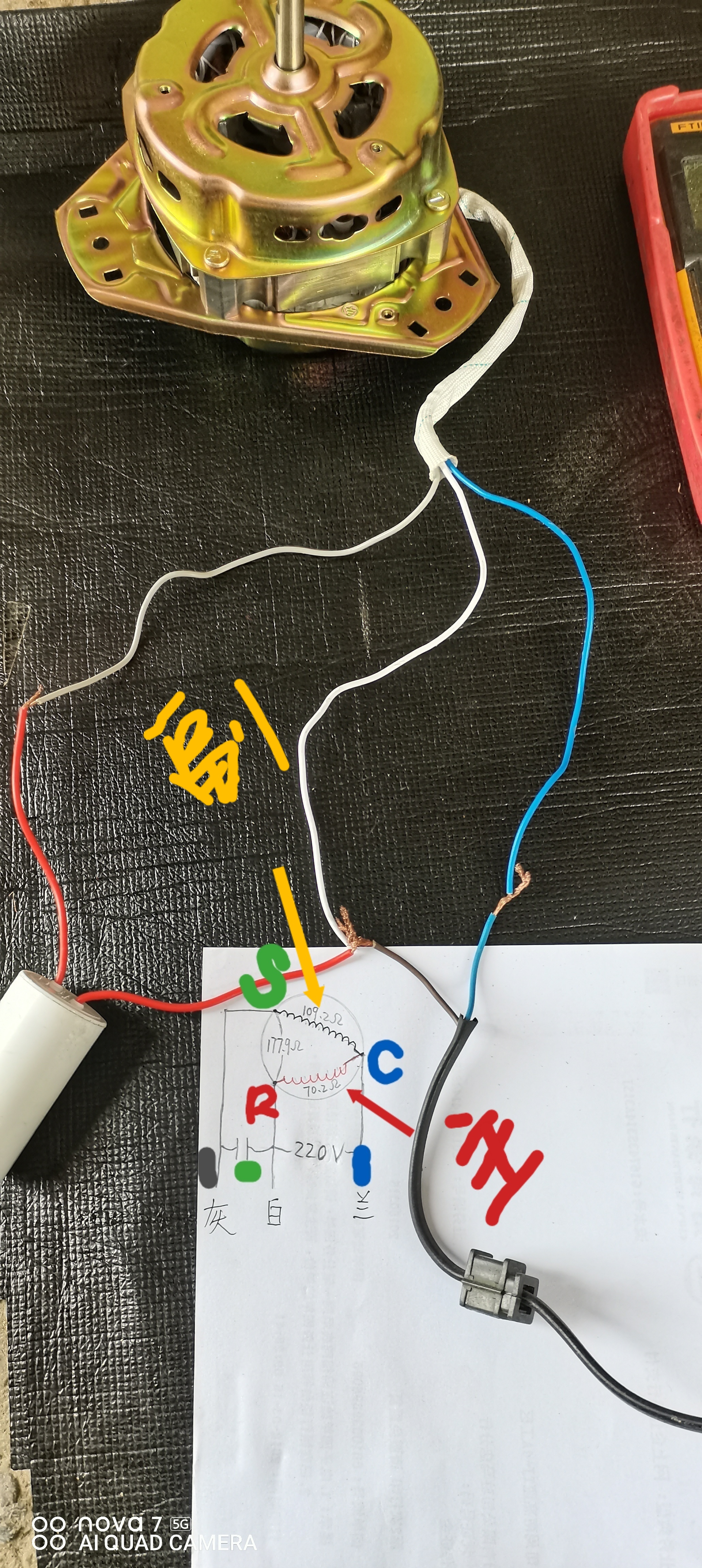 双桶洗衣机脱水电机接线没那么难,只要掌握方法你也可以轻松搞定