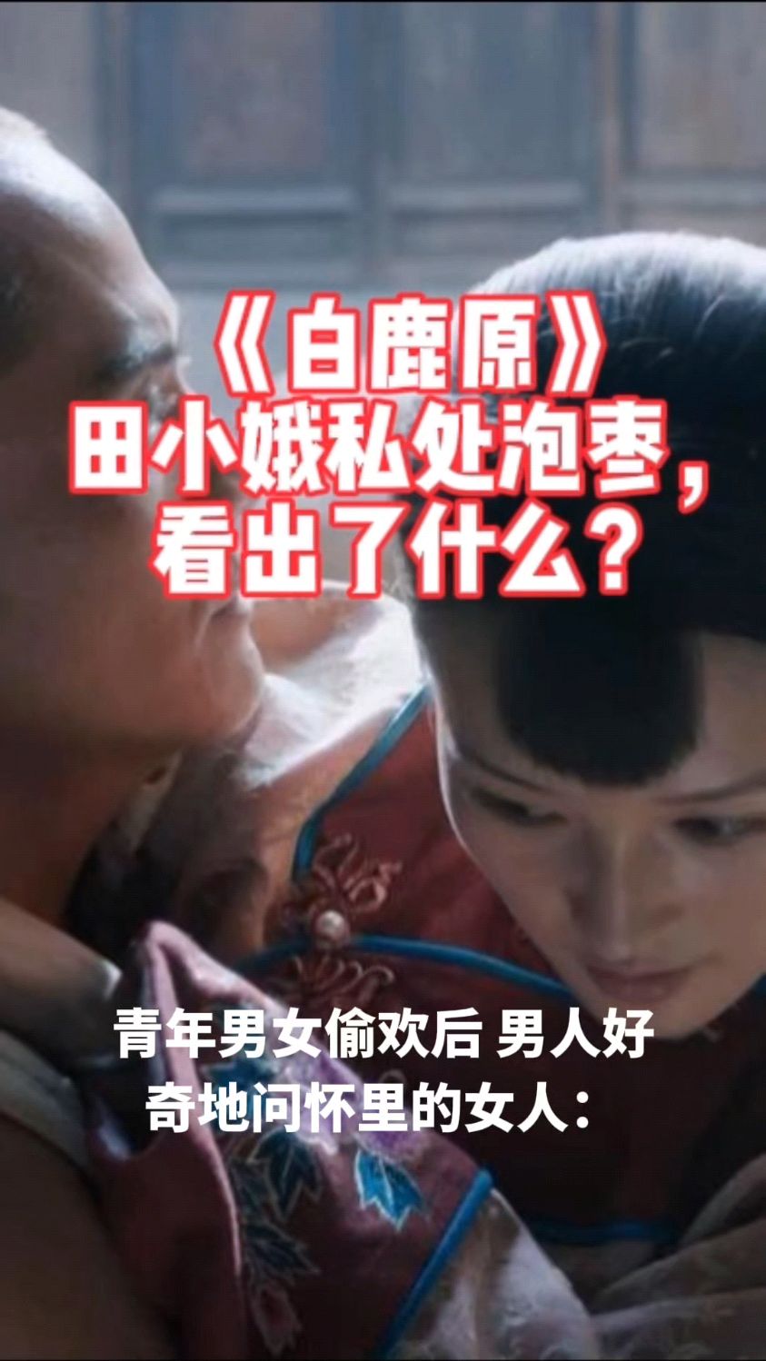 《白鹿原》田小娥私处"泡枣",怎么回事?