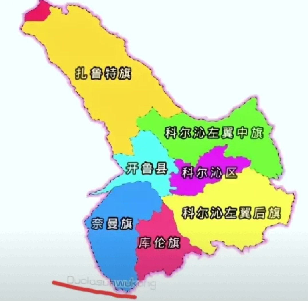 你瞧,通辽市的地形宛如一只正在展翅翱翔的雄鹰,那轮廓真是别具一格