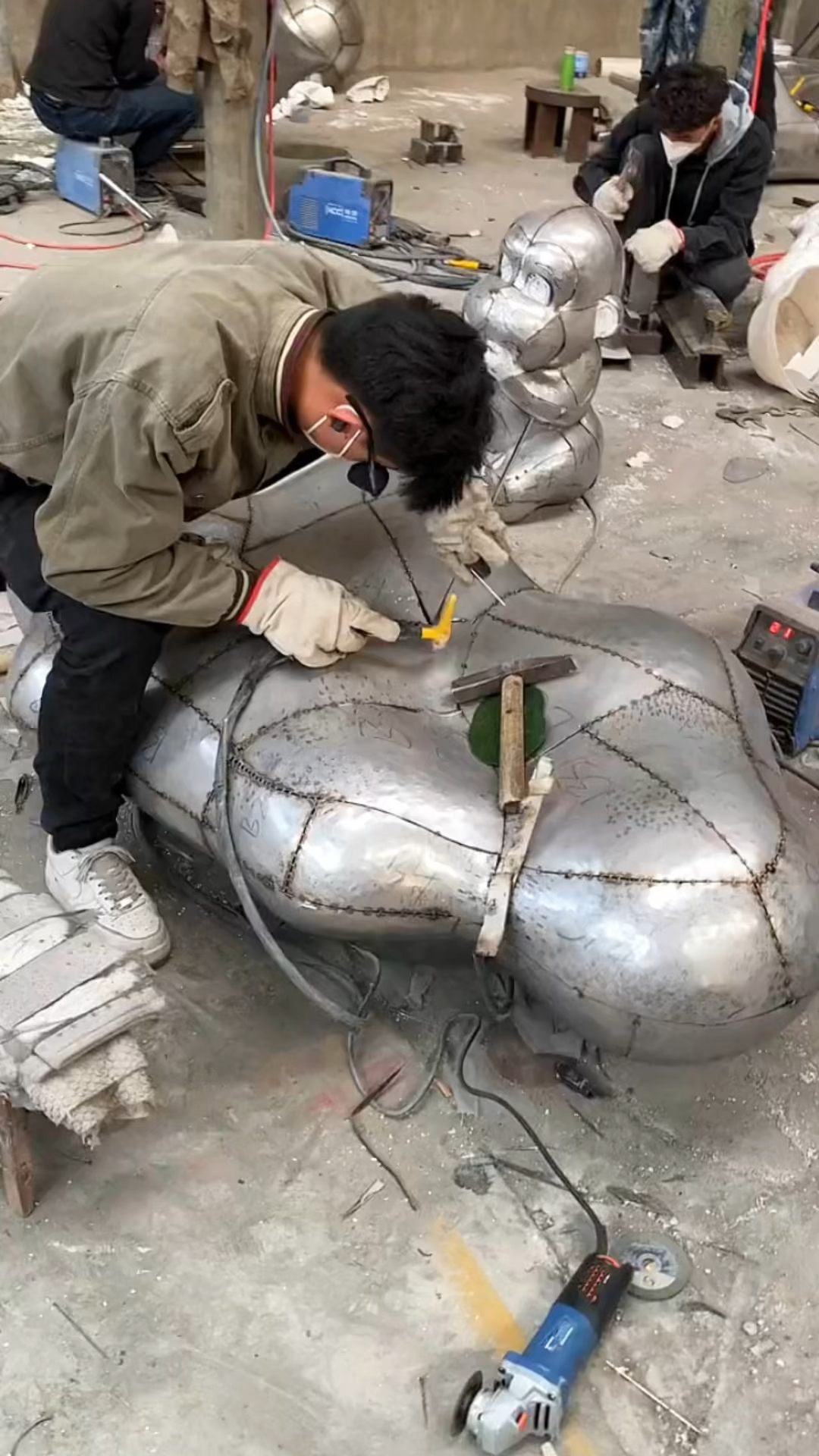 雕塑摆件制作过程