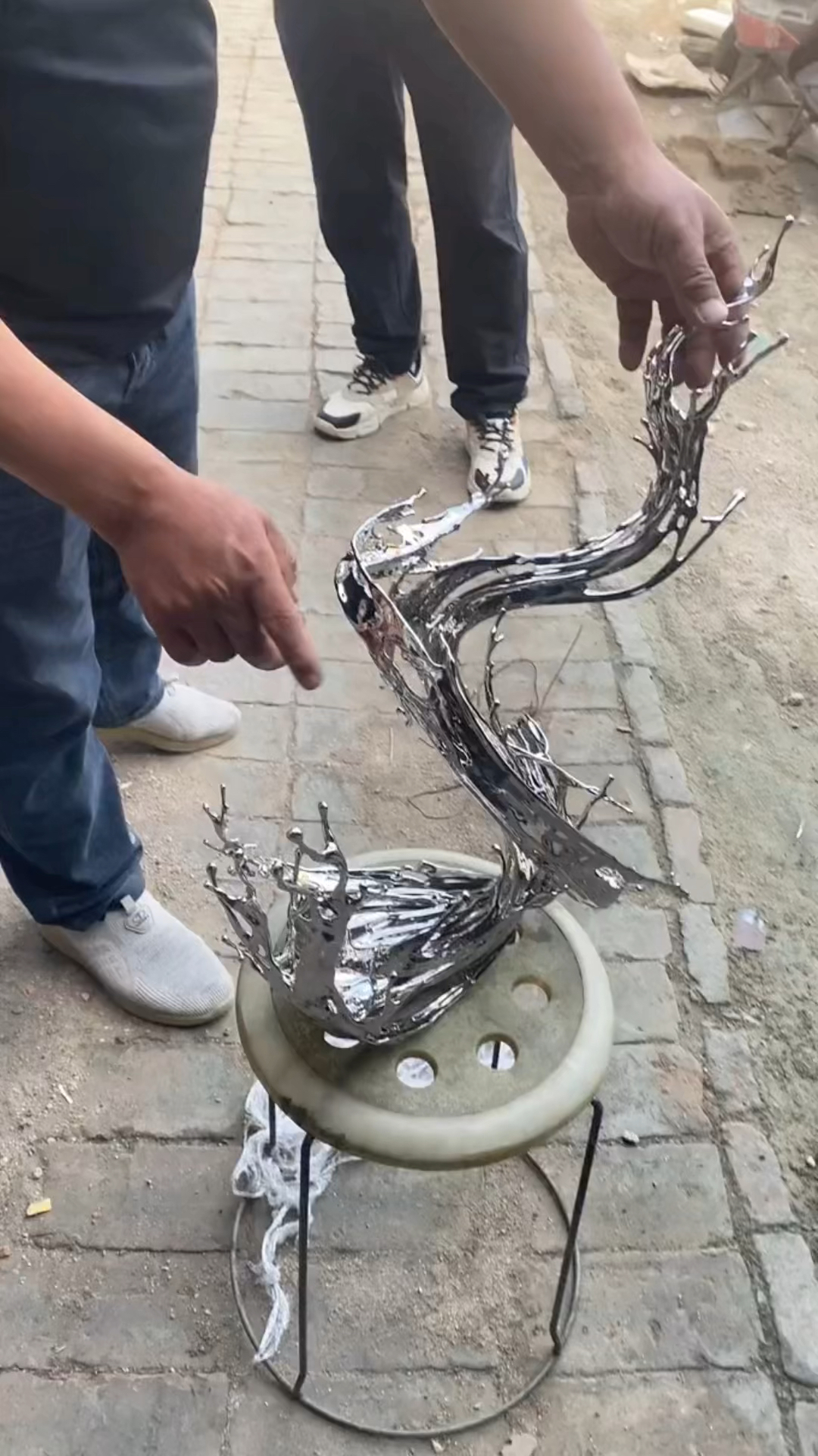 雕塑摆件制作过程