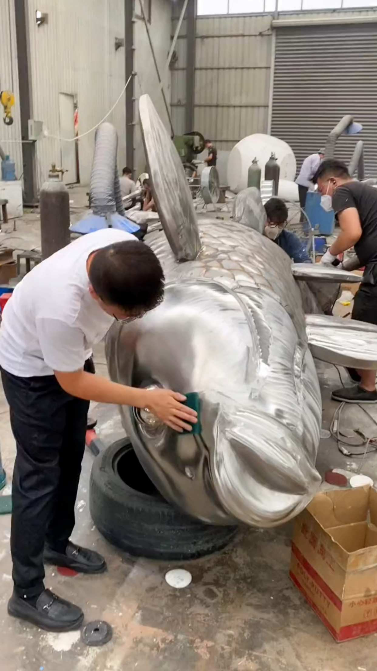雕塑摆件制作过程