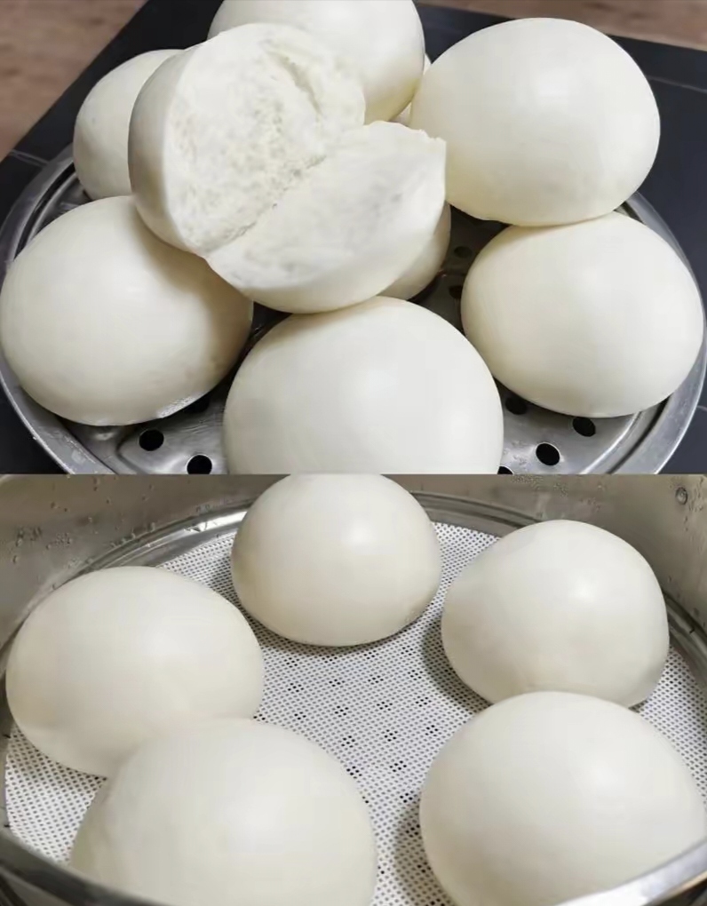你看这馒头发的多好