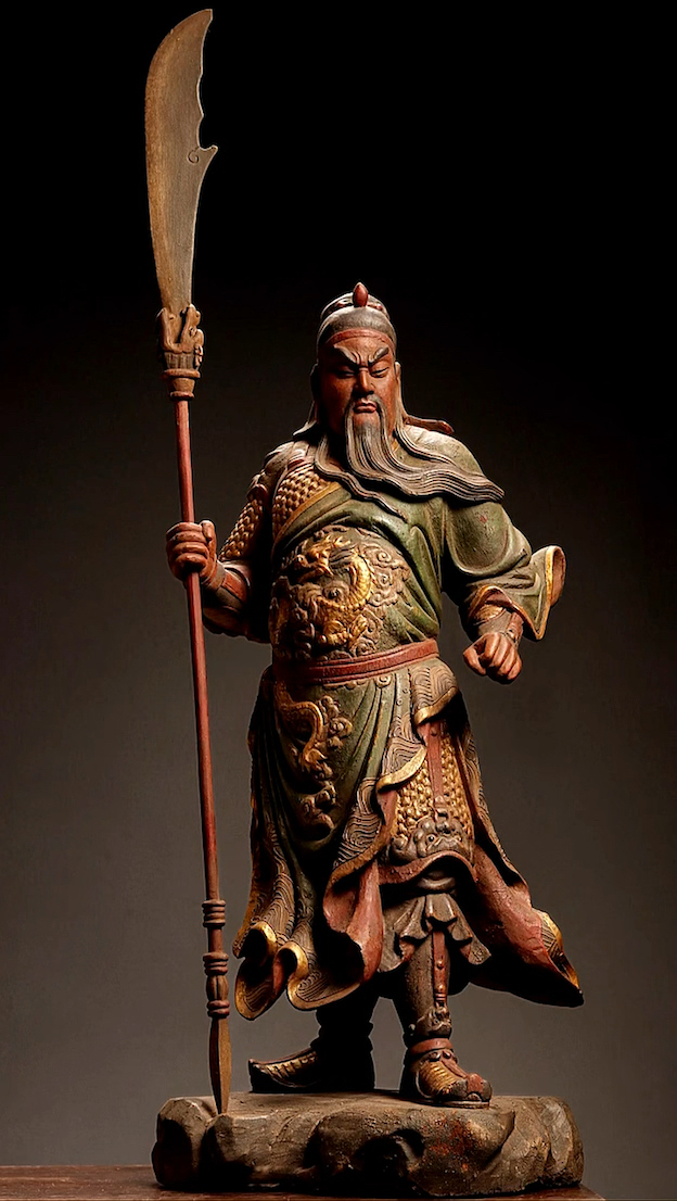 关公 造像 木雕彩绘 可摆放 g供