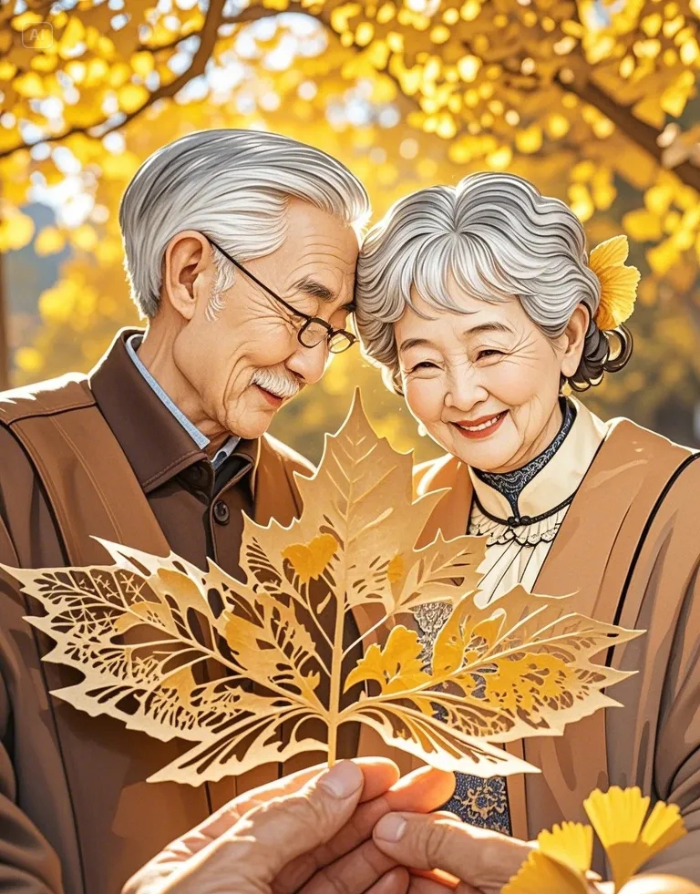 的图片携手一生图片夫妻好夫妻日两个人相守一生复古夫妻老了唯美图片