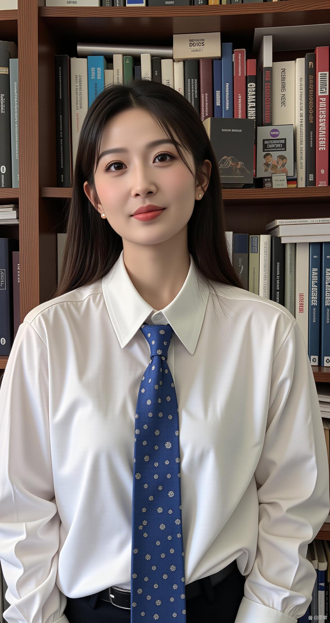 如果是男人穿上衬衣,打上领带叫帅气,而女人就是气质优雅!魅力四射!