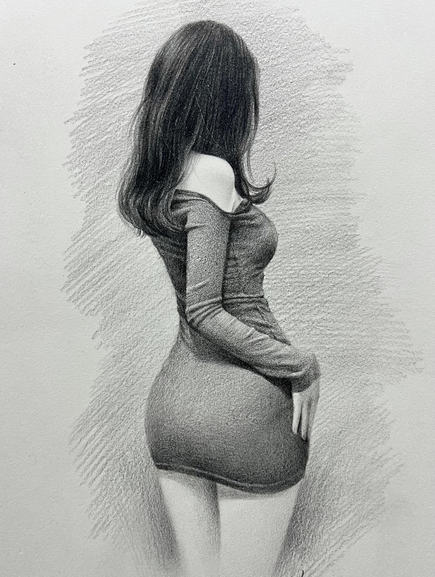 来到画室先画张素描练练手 有绘画过程步骤 想跟着画的可以动手了哦