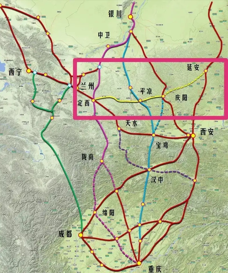 甘肃规划兰渝高铁图片