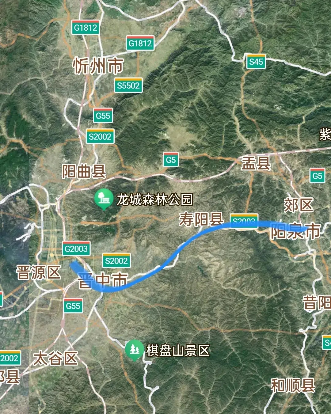 如果石太高铁二线迟迟推不动,那山西就自己先建设到阳泉市区的高铁吧