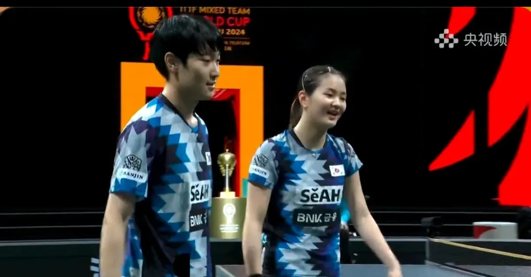 这是2024wtt成都混合团体世界杯 第一阶段第3组韩国队和罗马尼亚兜哪