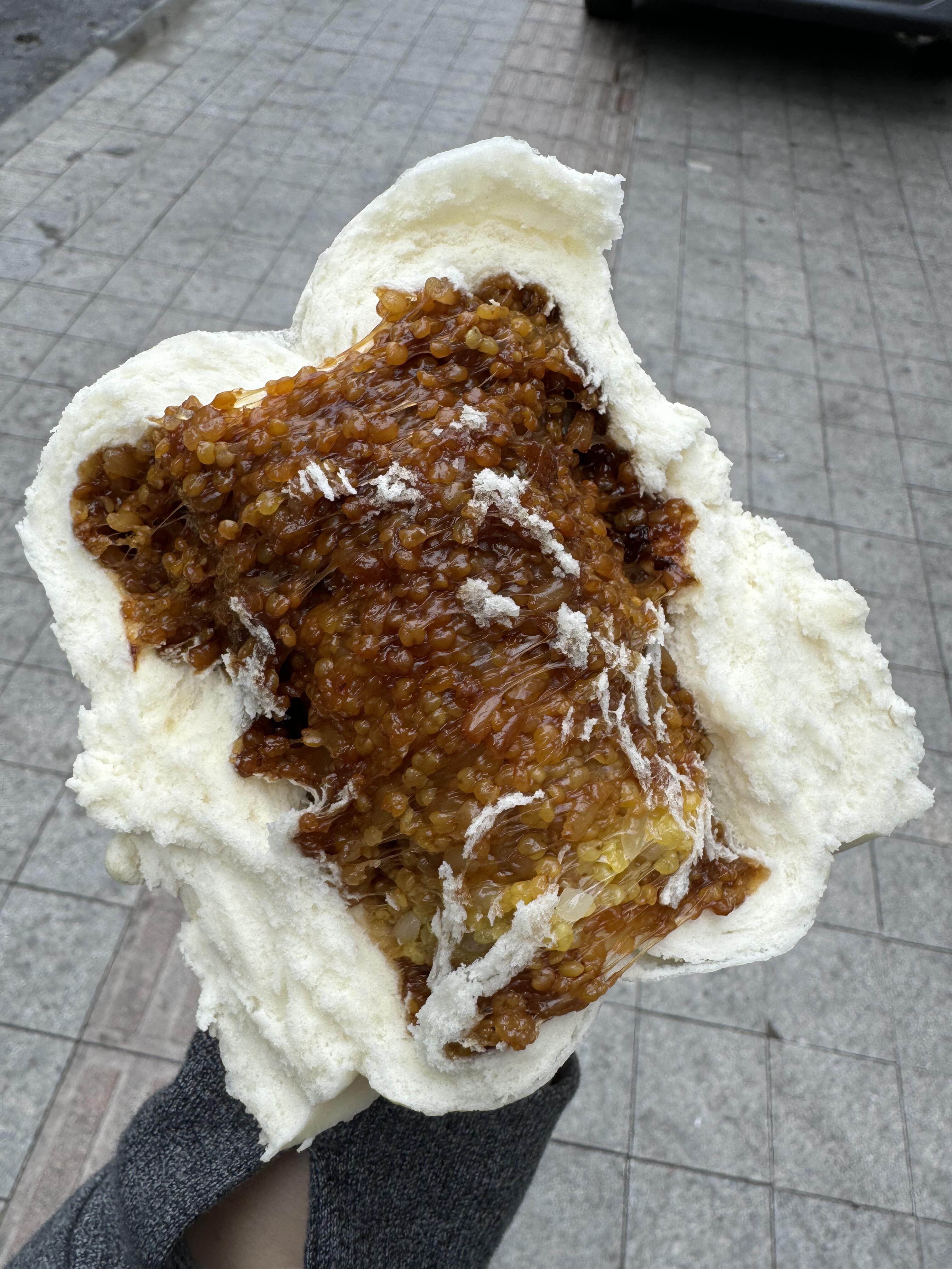 |红糖黄米 你你你咋能这么好吃 黏黏糯糯的 豆包