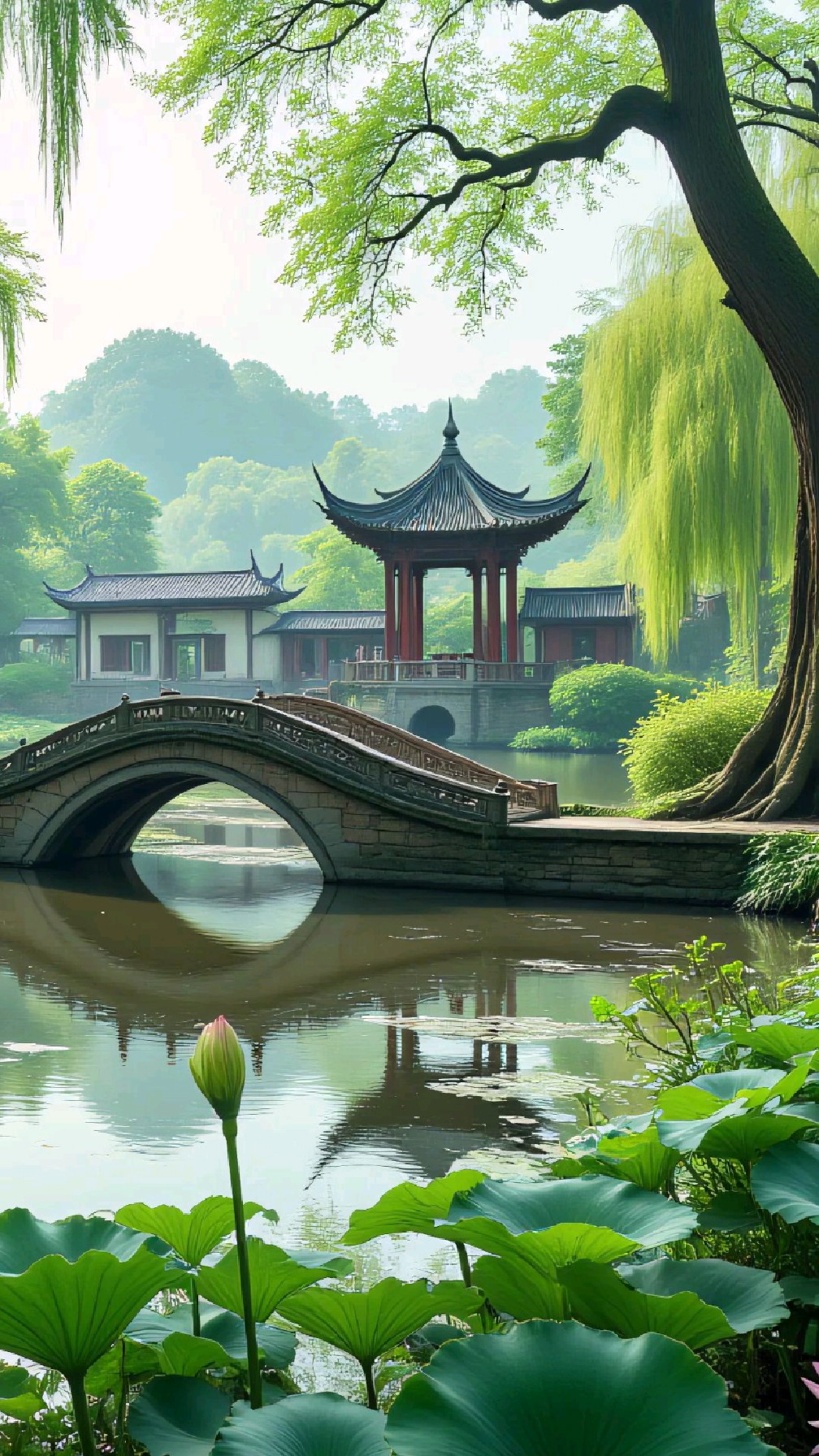 动态壁纸 一座莲花亭