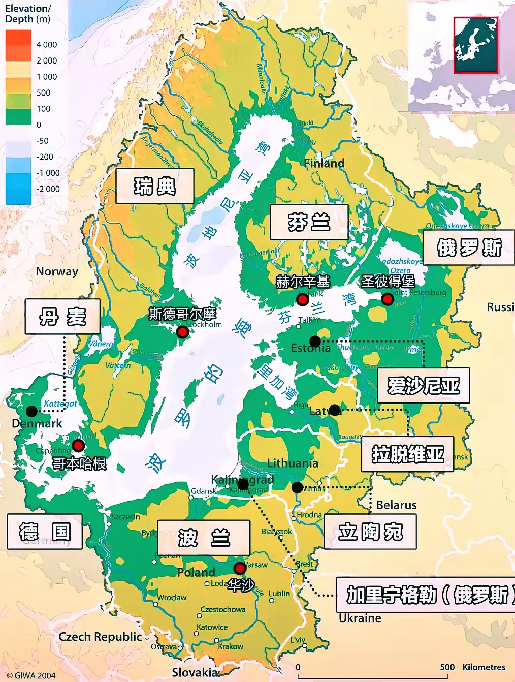 波罗的海沿岸国家总览图 #动态连更挑战