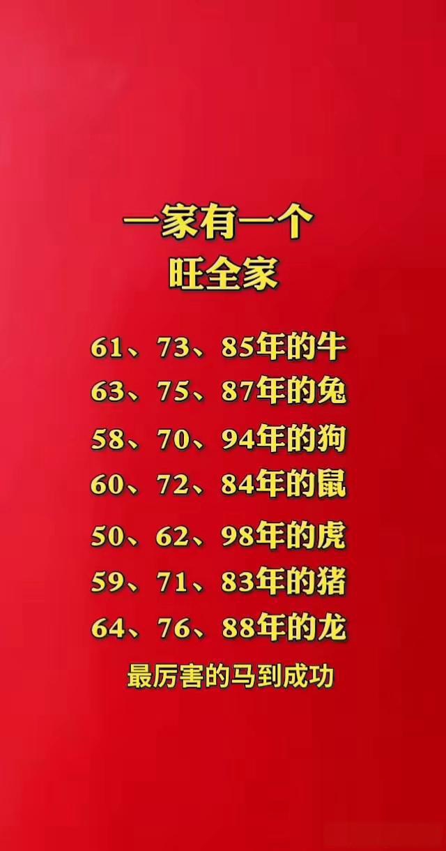 家家有指什么生肖