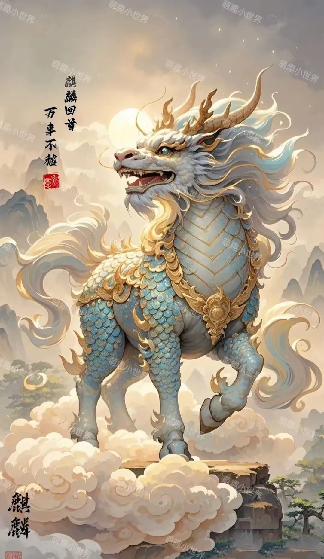 世界上唯一一只麒麟