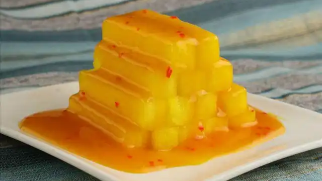 这样做的橙汁冬瓜,酸甜可口,开胃又养颜!