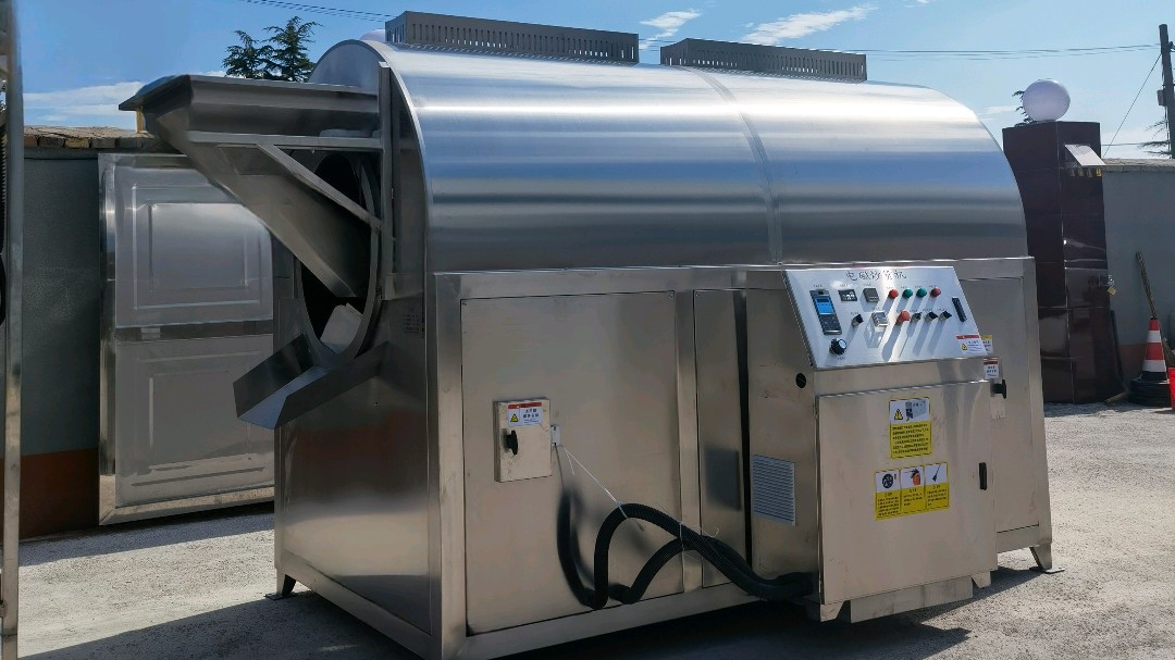 全自动智能电磁炒货机可炒茶叶中药材，绿色环保又省人工，