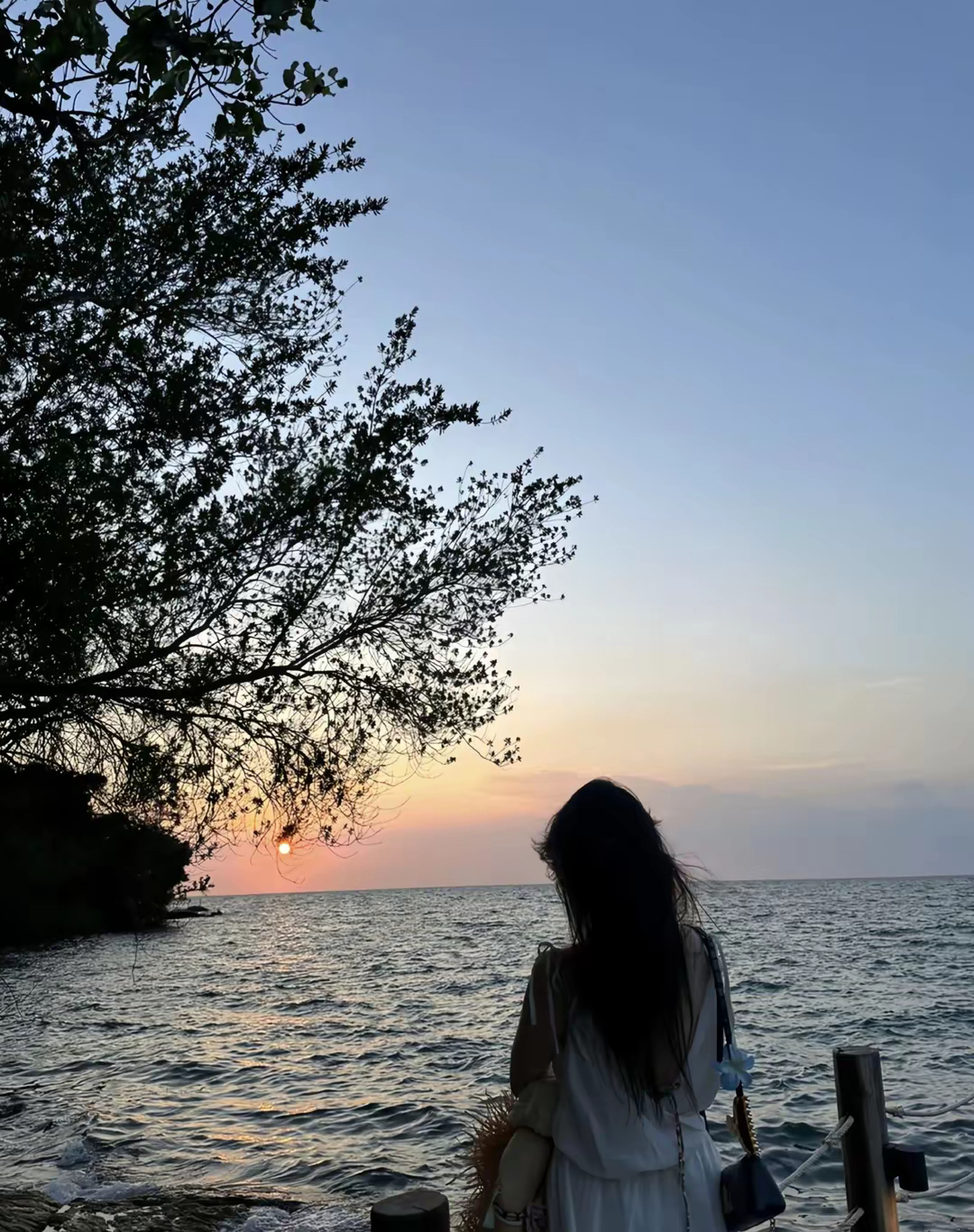 刘亦菲泰国海边美照,怼脸自拍美到窒息