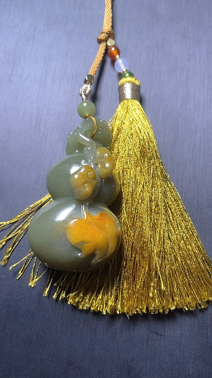 和田玉河磨玉葫芦