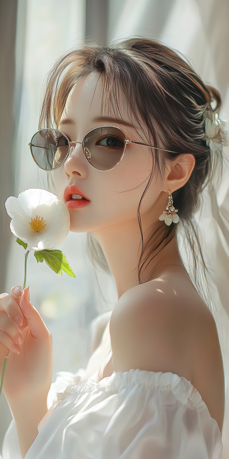 超赞的可爱甜美女孩手机壁纸