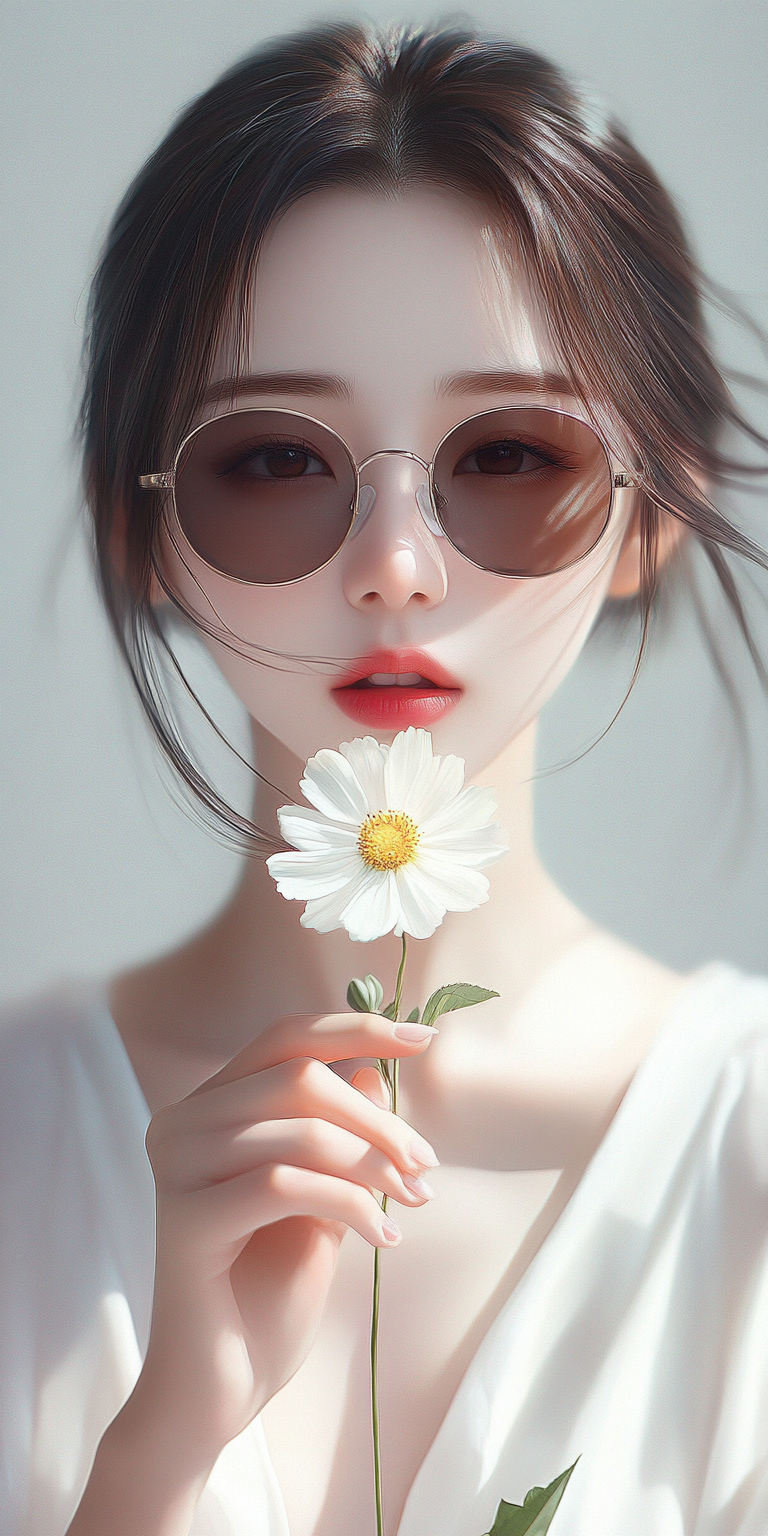 超赞的可爱甜美女孩手机壁纸