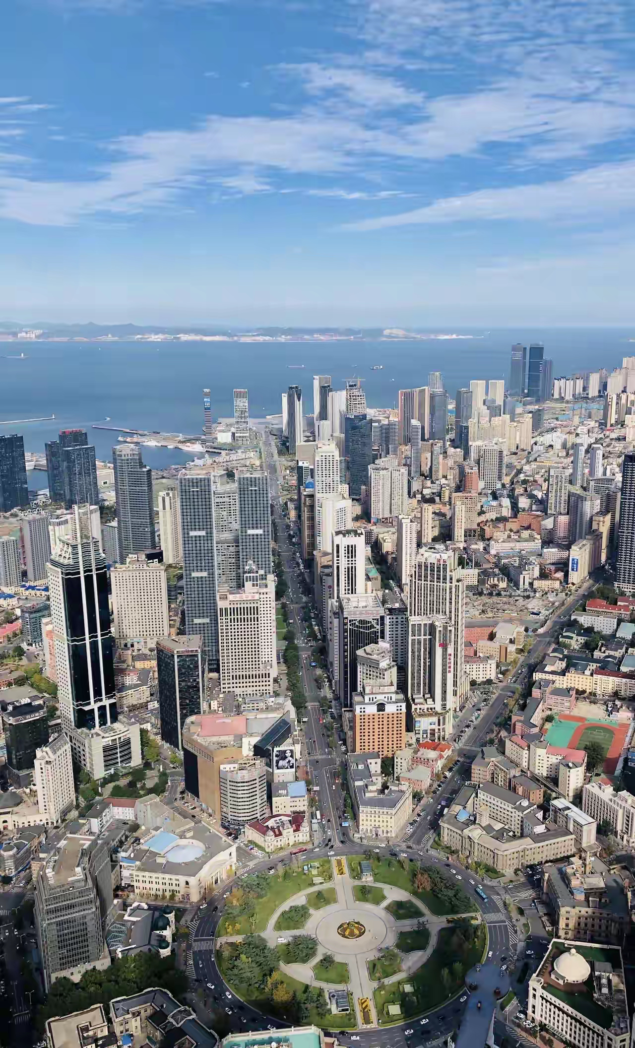 空间大连最繁华大连市区2000年大连城建大连城市俯瞰全景图大连cbd