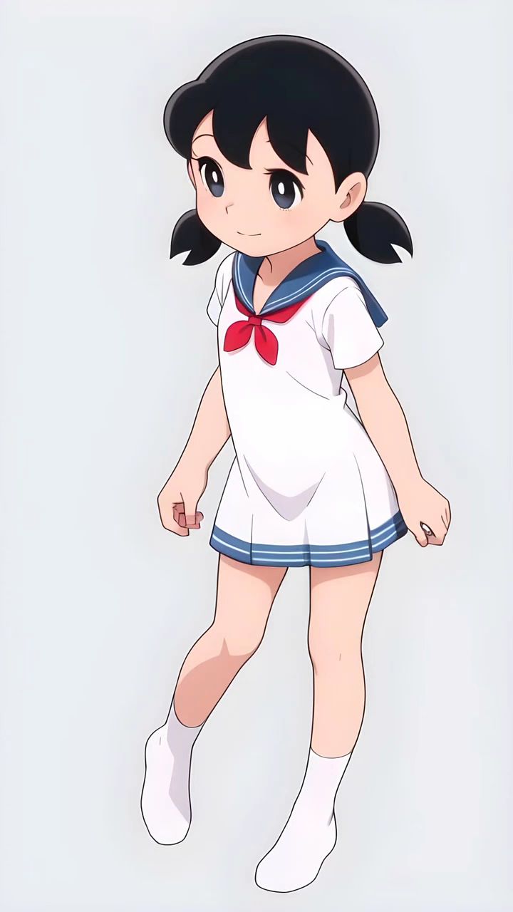 白丝袜静香#哆啦a梦 #童年动画 #二次元动漫图片