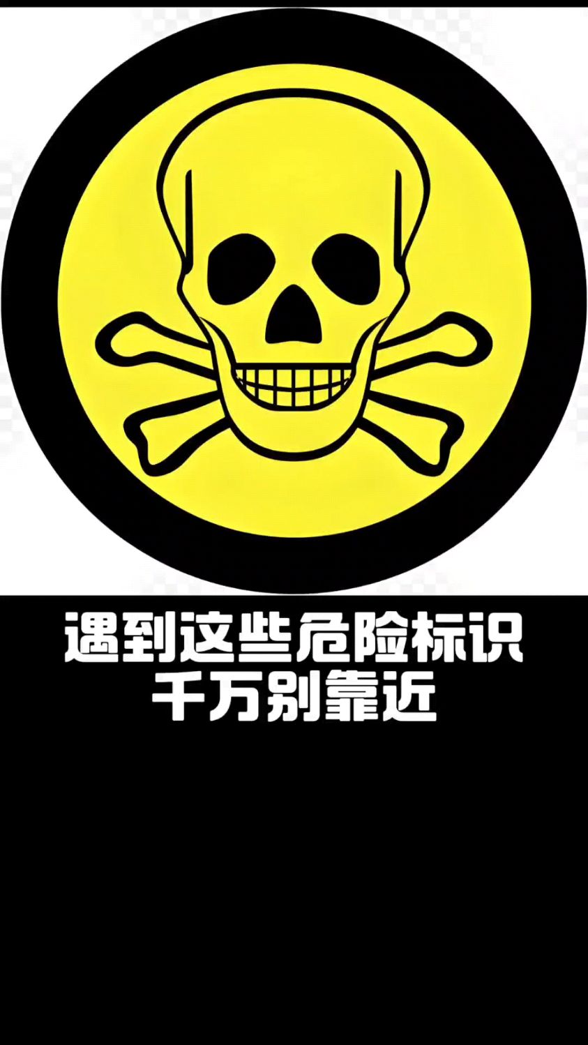 在外面遇到这些危险标识,千万别靠近