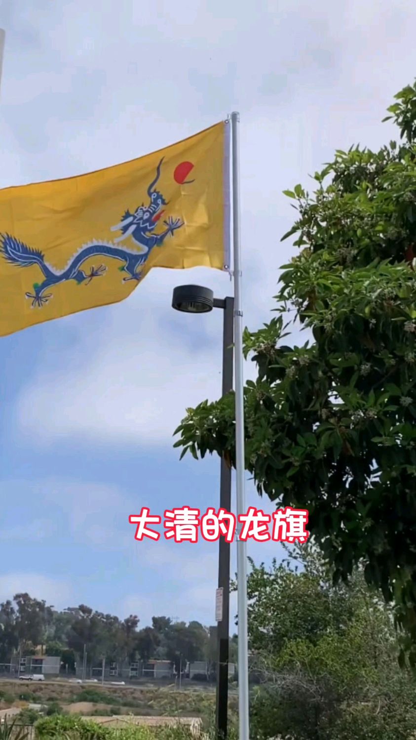 大清帝国的黄龙旗