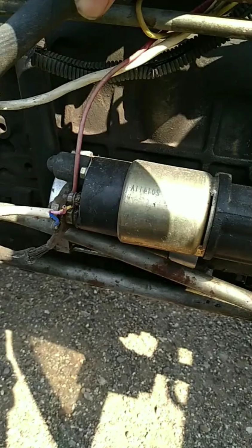 HOWO Truck Starter Back View
