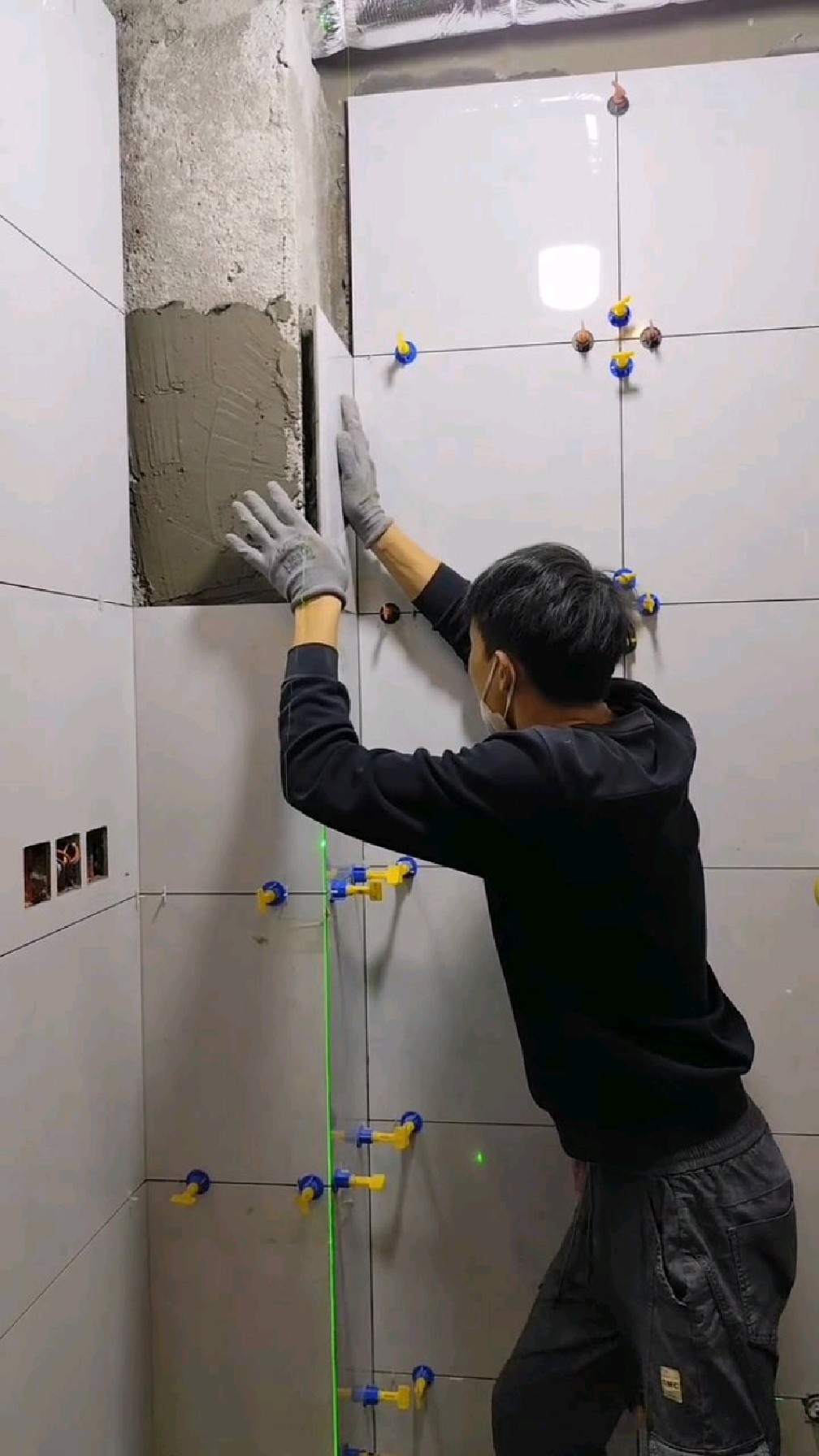 专业贴瓷砖#瓷砖铺贴技术分享