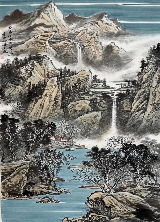 —唐山画家贾文胜北派山水作品精选九幅