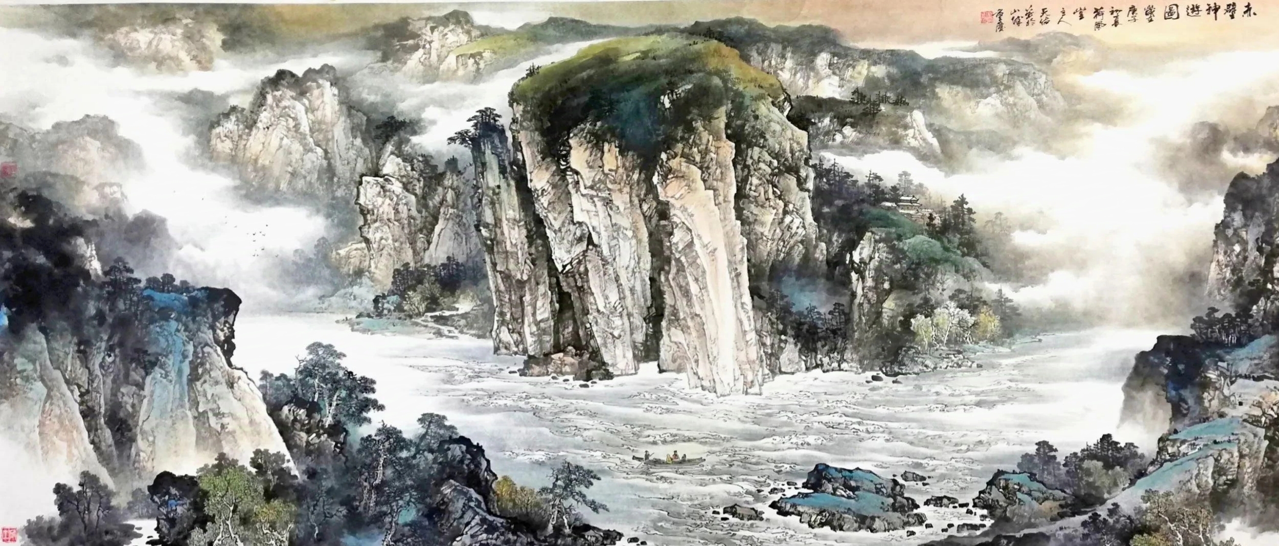 杨天佑追求山水入心,画心境,画修为