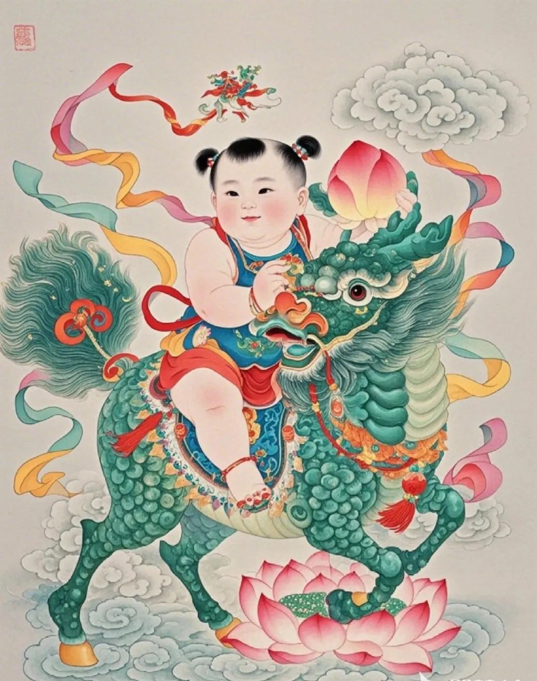 幼子娇憨萌态现,双亲喜悦笑颜真.祥光缭绕家门幸,福气氤氲世路春