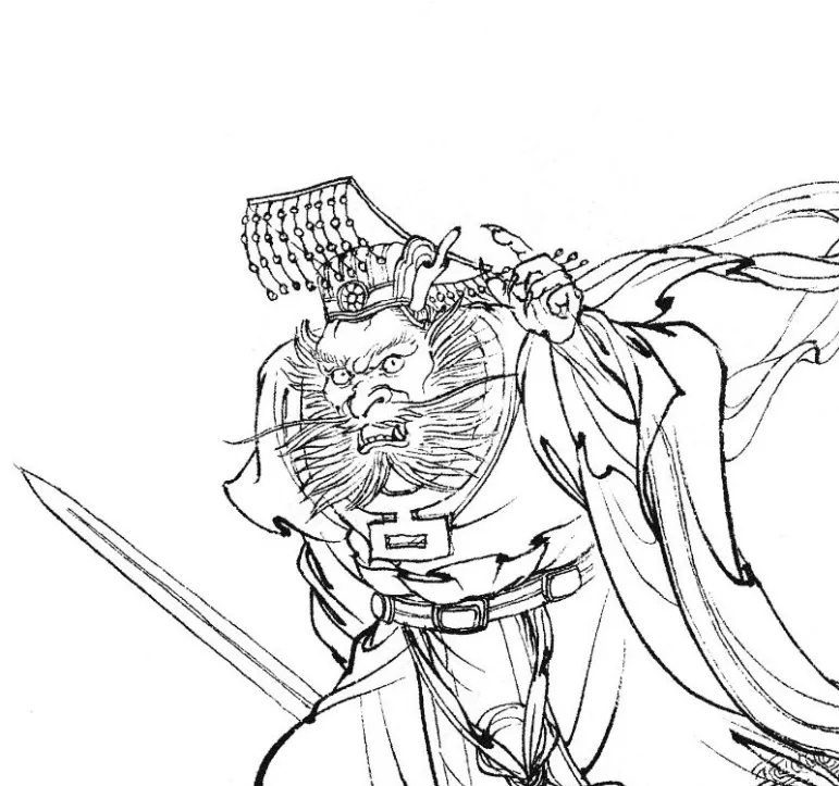 —《四海龙王》高清底稿,四海升平,风调雨顺