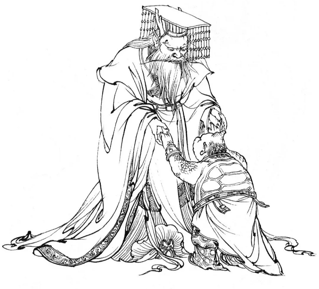 —《四海龙王》高清底稿,四海升平,风调雨顺