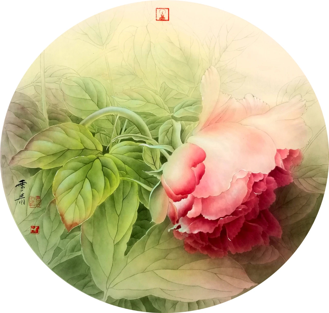 典雅俊秀,色彩丰富协调,构图严谨,当代工笔画名家系列之