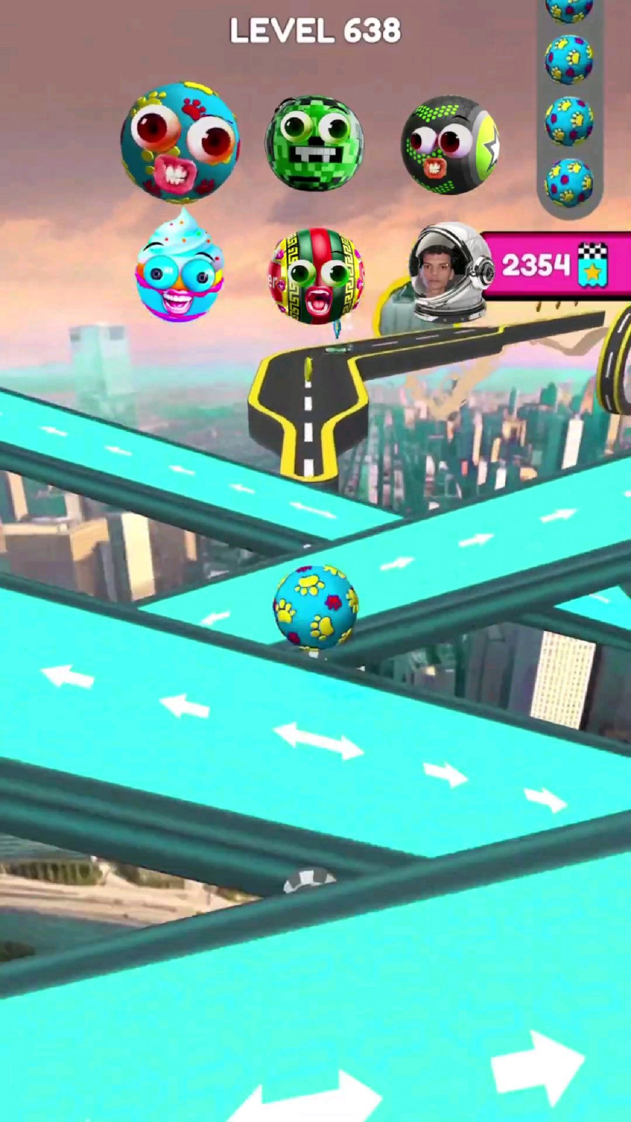 2048滚球跑酷(2048滚球球酷跑最新版)