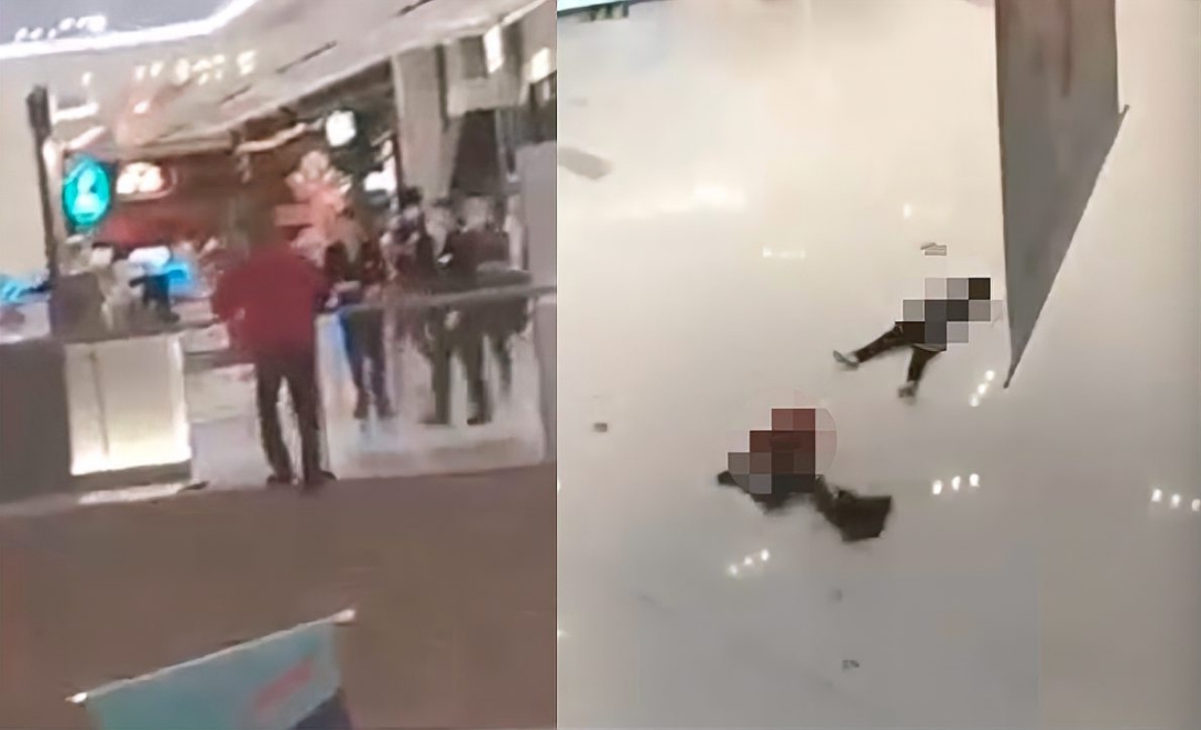 当时他正在商场一楼咖啡店等朋友,吞ナ录 广场男子跳楼南京商场坠楼