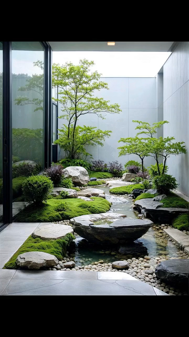 如果有个院子,一定要布置一处水景