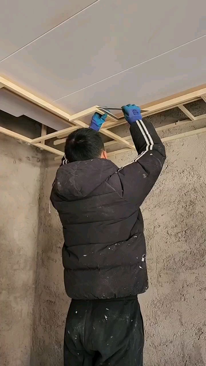 家居装修#木工吊顶施工中