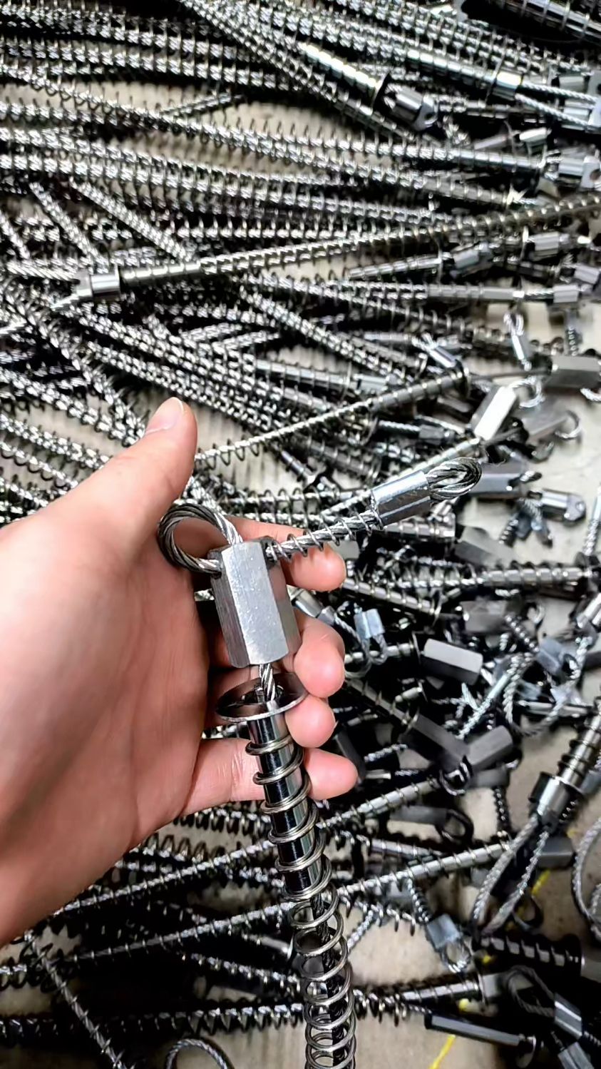 弹簧套抓野猪,非常好用